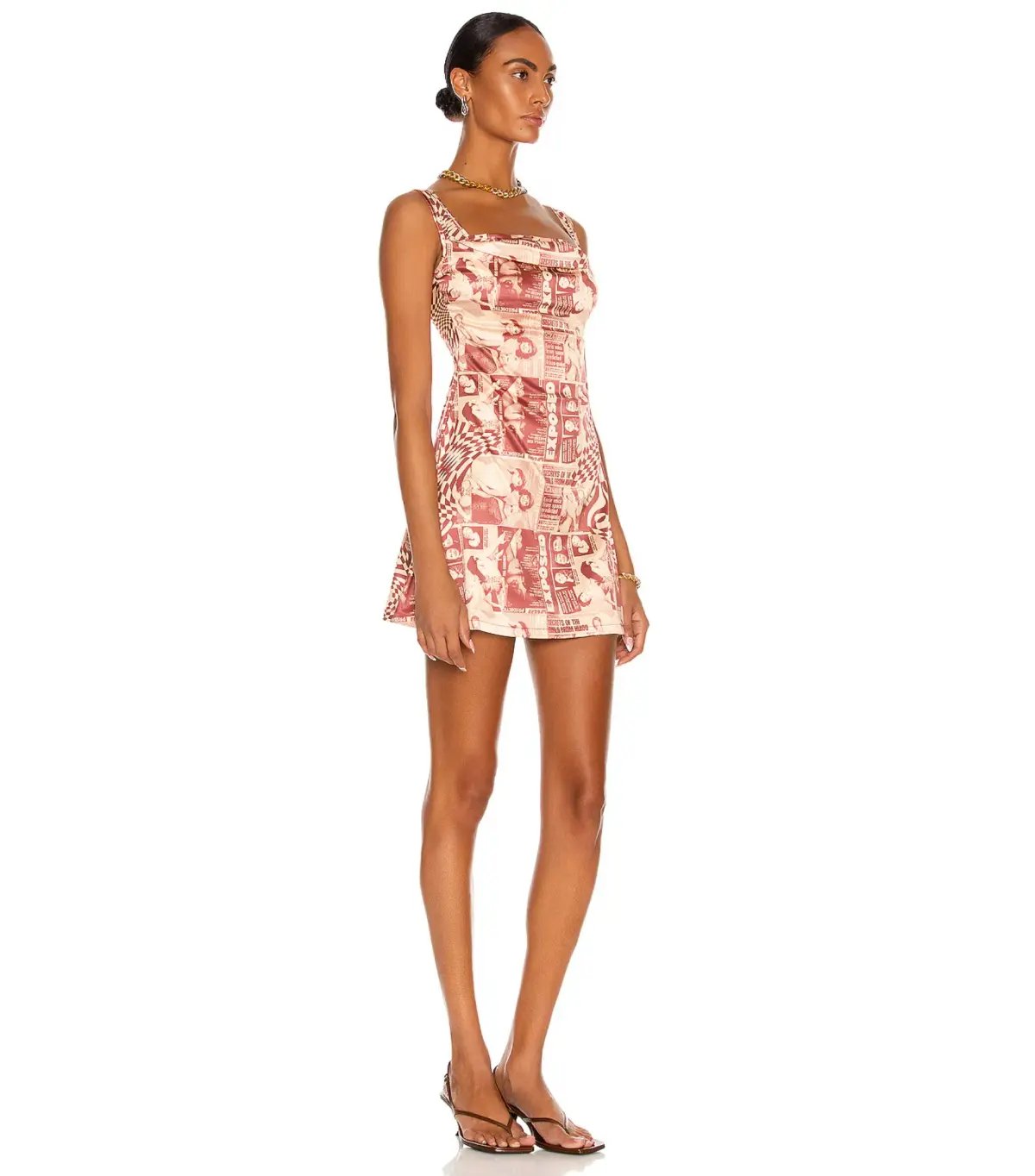 Miaou Ginger Dress In Wanted Red Size 8/S photo 2