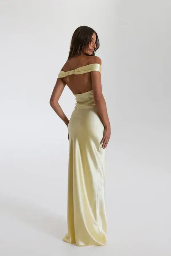 Natalie Rolt  Bridget Gown Lemon Size 6 photo 2