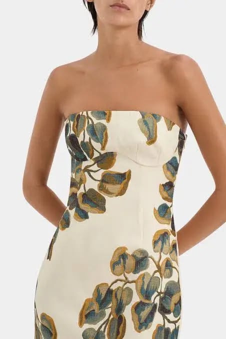 SIR Evalita Column Dress Midi Pine Valley Size AU 10 photo 4