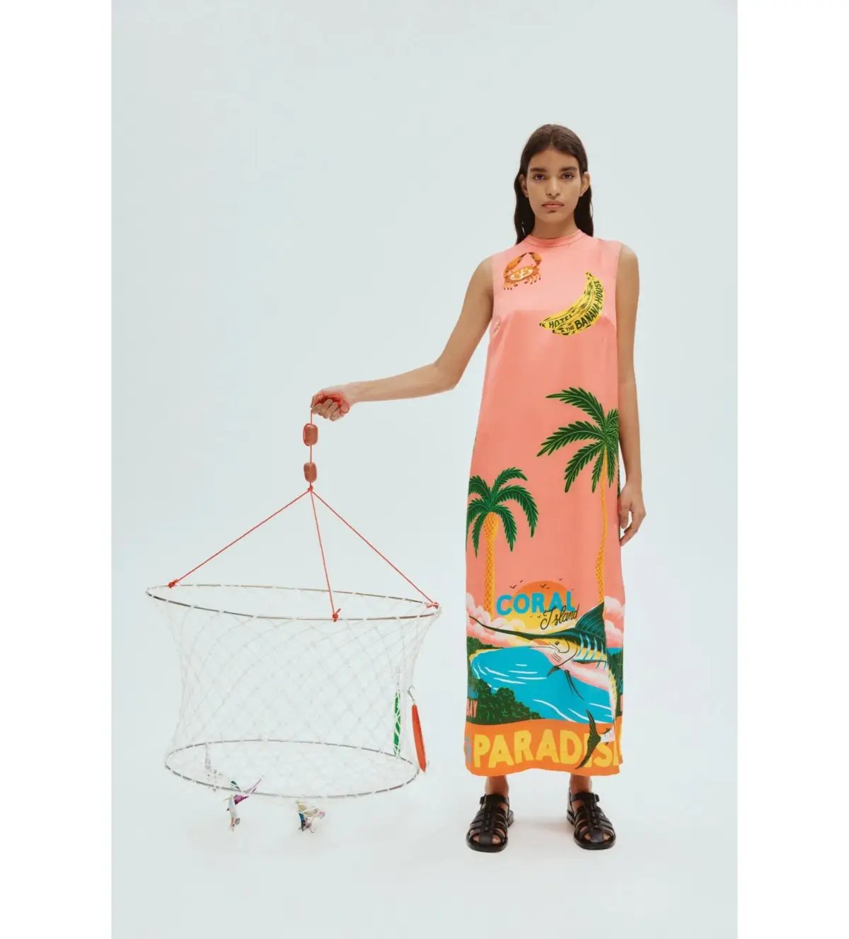 Alemais Paradiso Silk Midi Dress in Print Size 16 photo 4