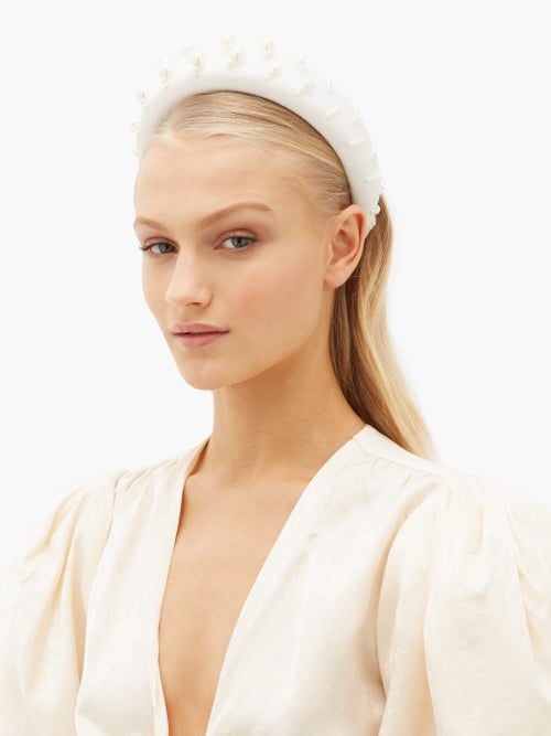 House Of Lafayette White Lili Headband photo 2