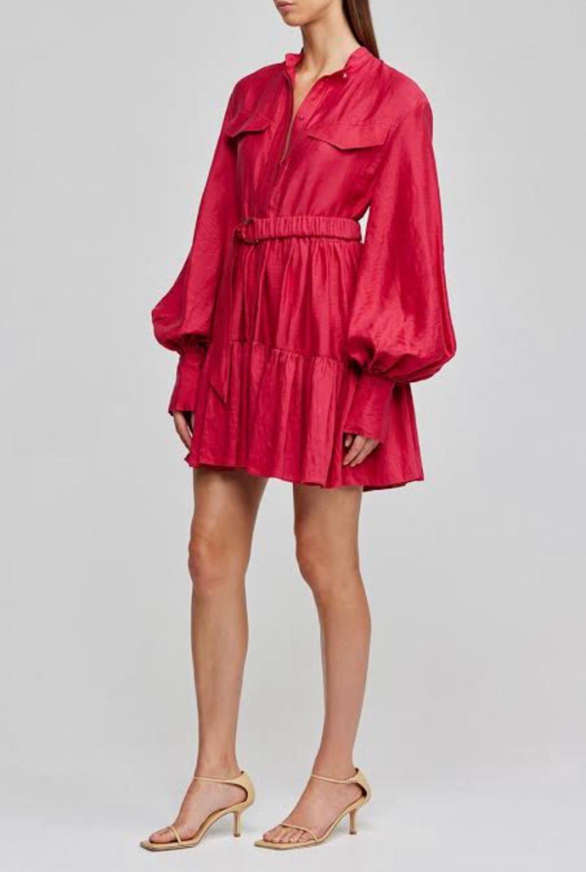 Acler Lalor Dress Red Size 8 photo 2