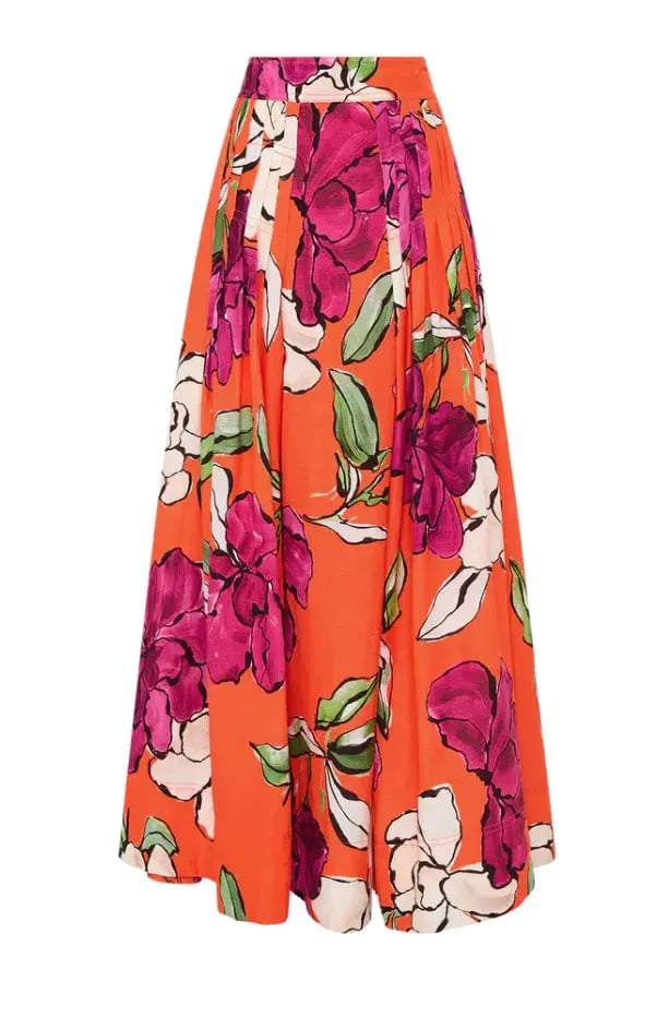 Aje Marcel Puff Sleeve Top and Lewis Tuck Detail Skirt Set Floral Size M / AU 10 photo 3