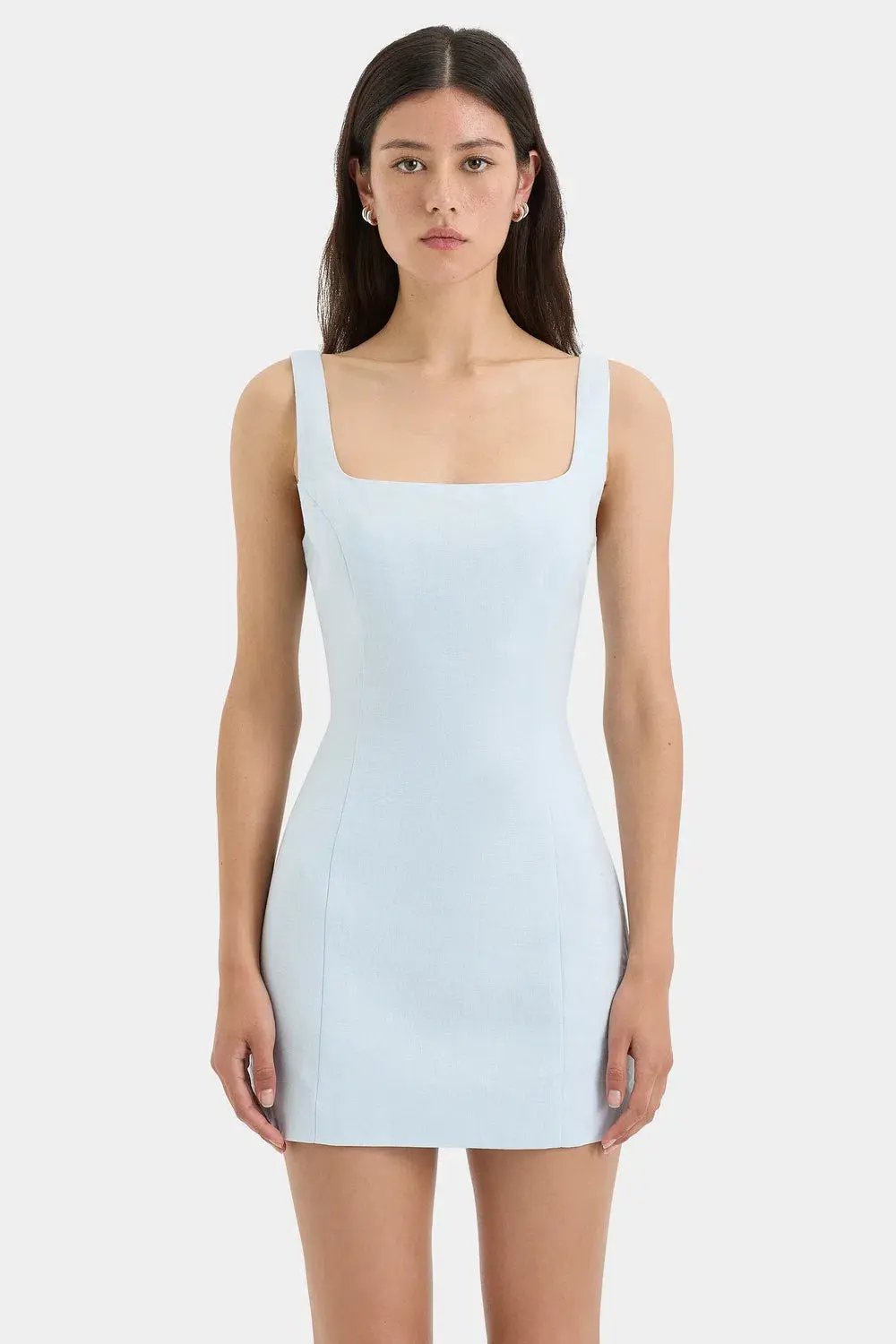Sir The Label Iris Tie Mini Dress Light Blue Size 1 / AU 8 photo 2