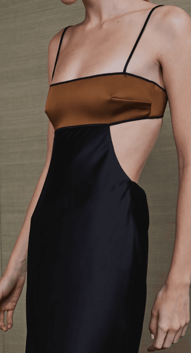 Bec & Bridge Agatha Cut Out Midi Dress Black Size 10 photo 2