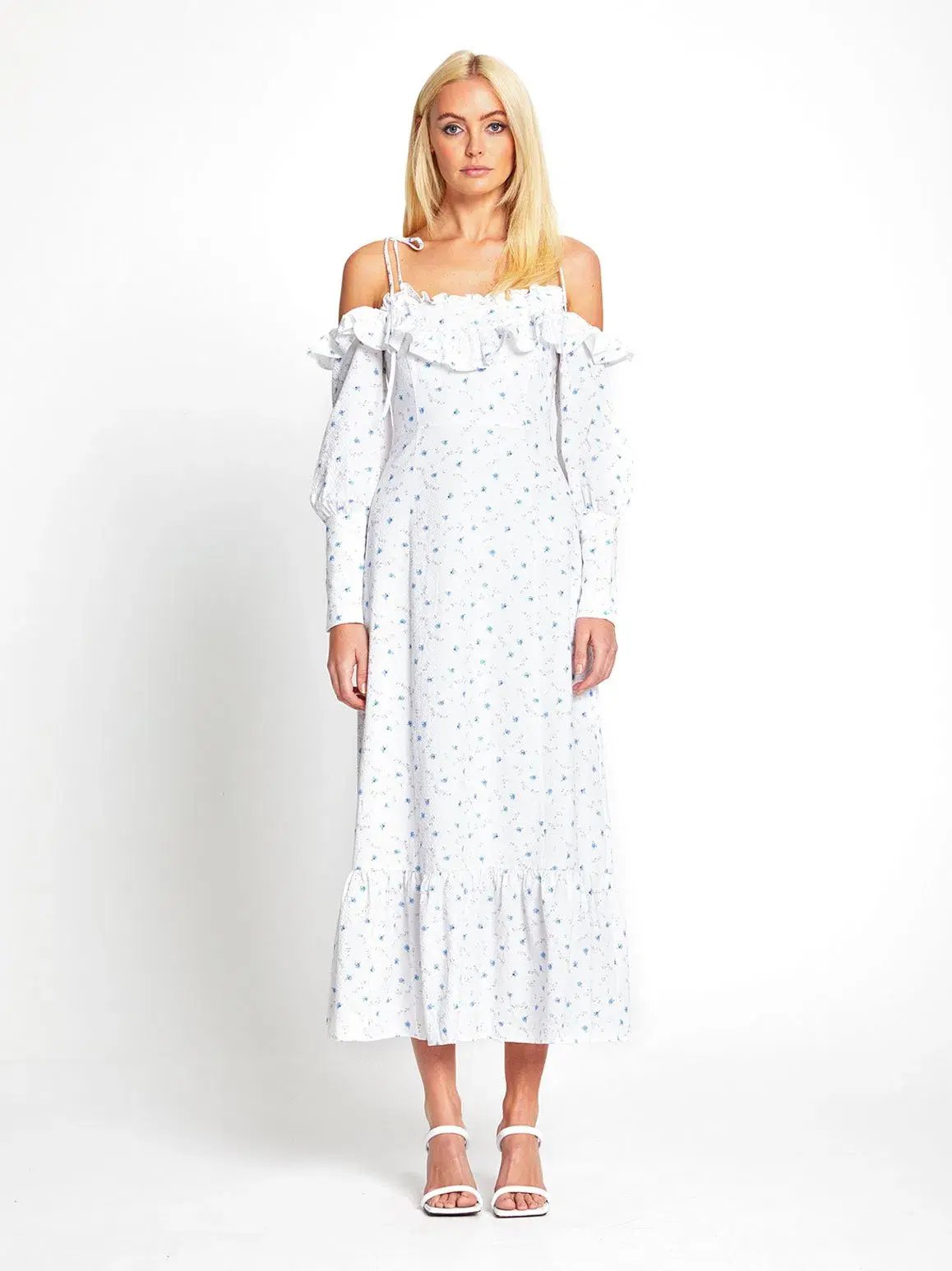 Alice McCall Limonata Midi Dress Porcelain Size 14 photo 2