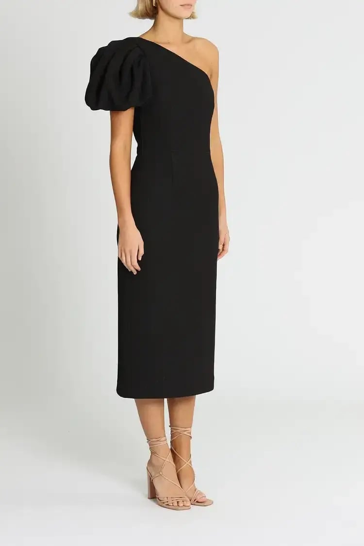 Rebecca Vallance Natalia OS Dress in Black Size AU 10 photo 2