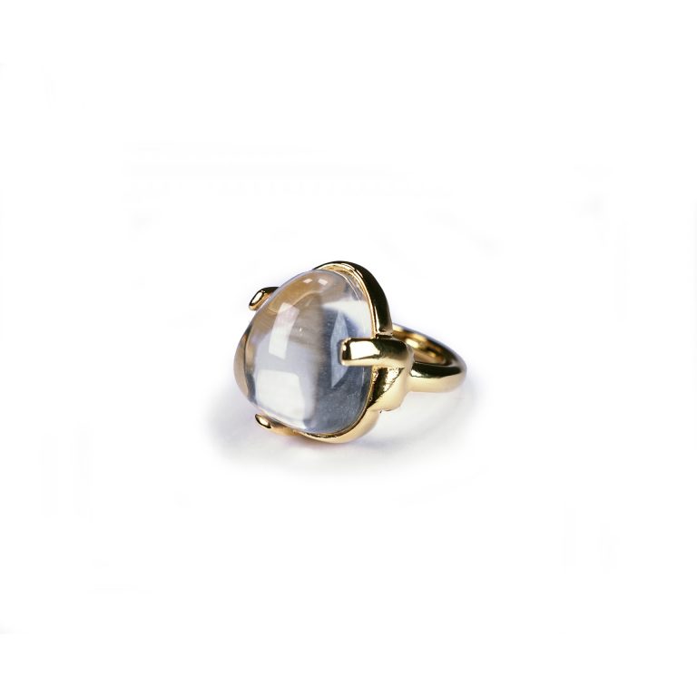 Kenneth Jay Lane Glass Cabochon Ring photo 4