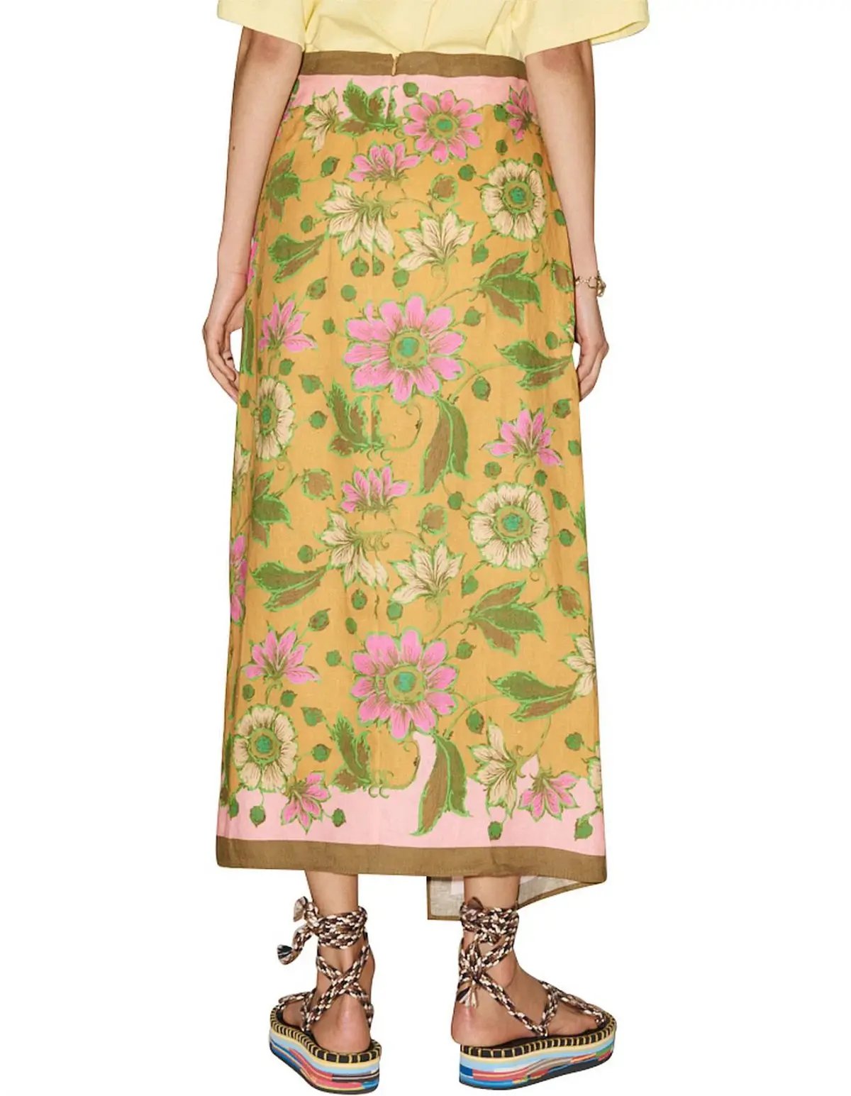 Alemais Winnie Wrap Sarong Skirt Floral Size S / Au 8 photo 6