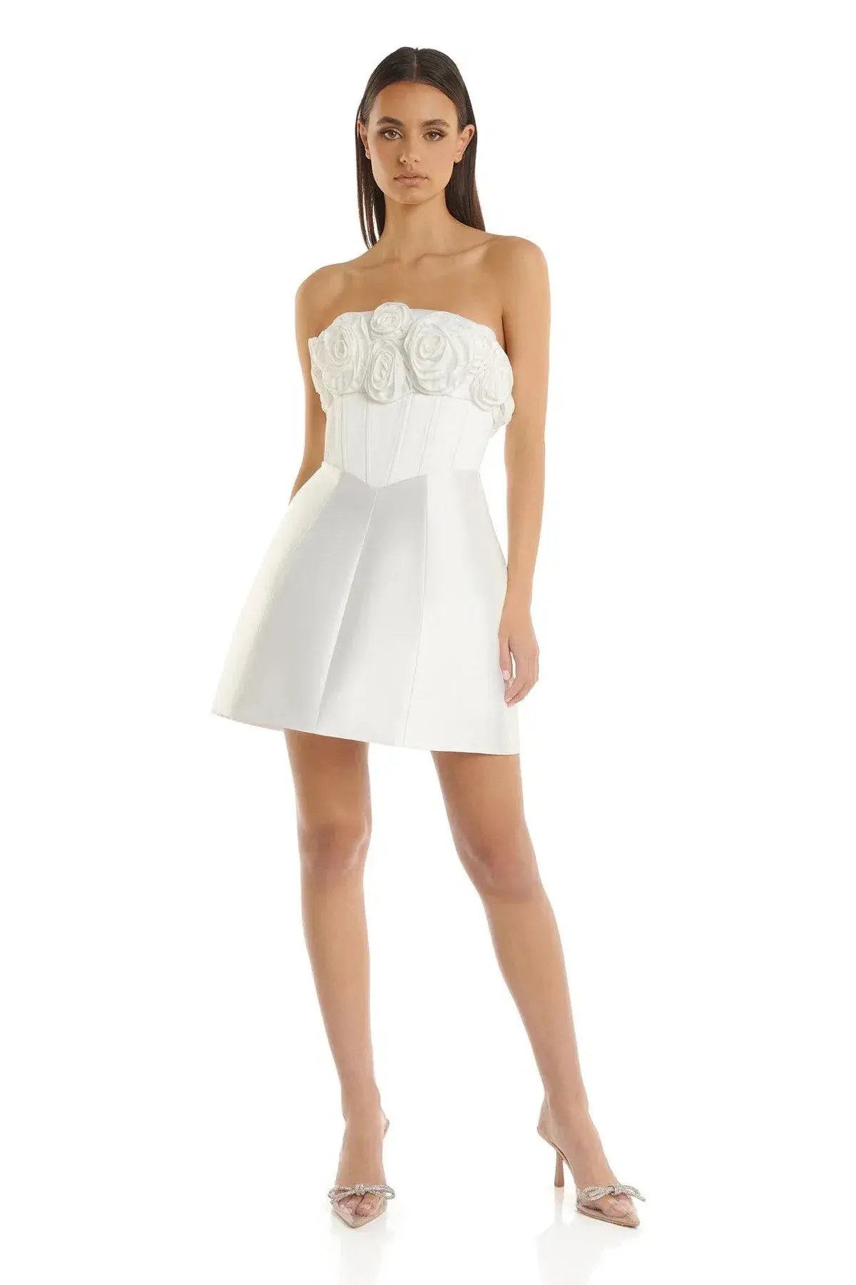 Eliya The Label Tehanni Dress White Size 6 photo 2
