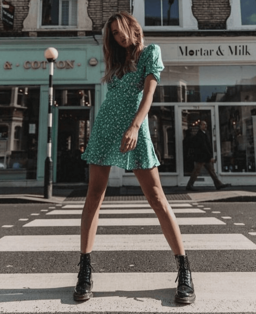 Realisation Par the ozzie poison ivy silk mini dress green size 6 photo 4