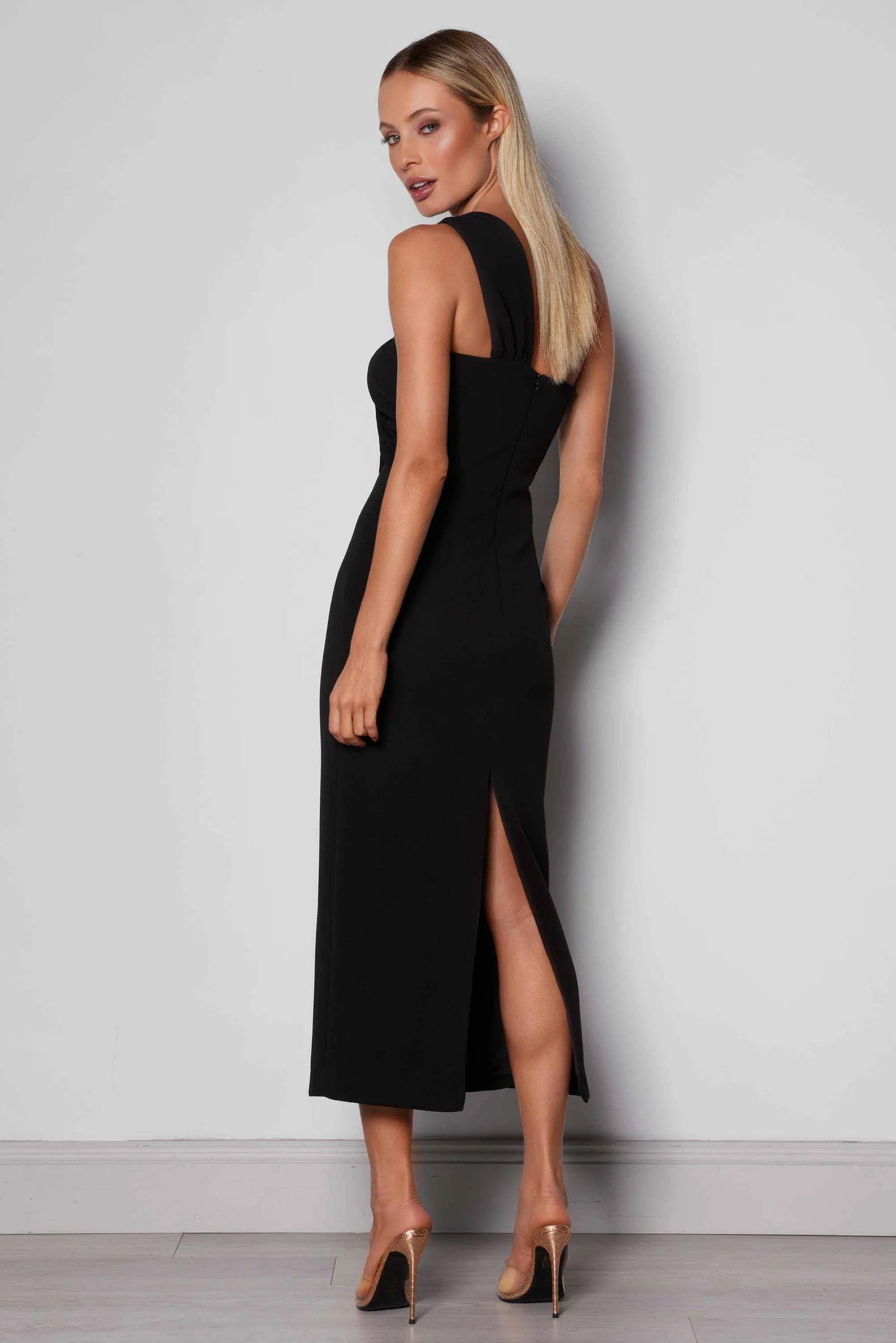 ELLE ZEITOUNE MORONA DRESS - BLACK photo 3