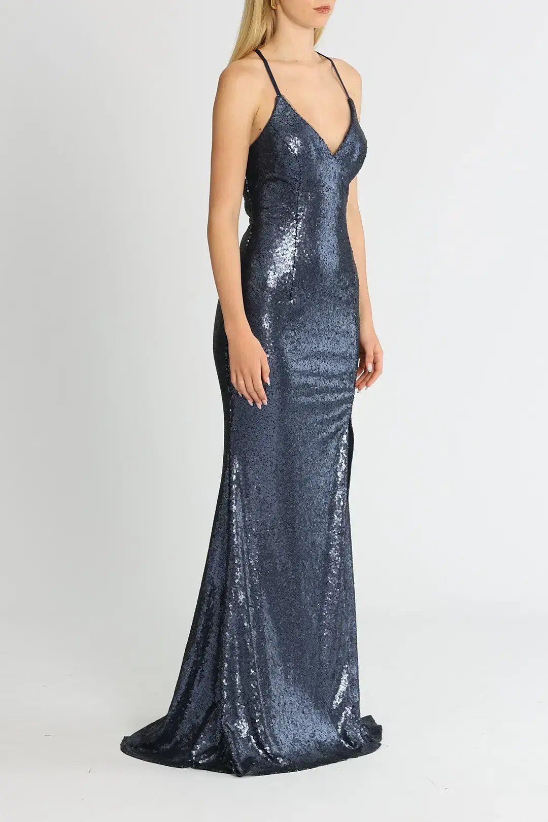 Tania Olsen India Gown Navy Size 12 photo 2