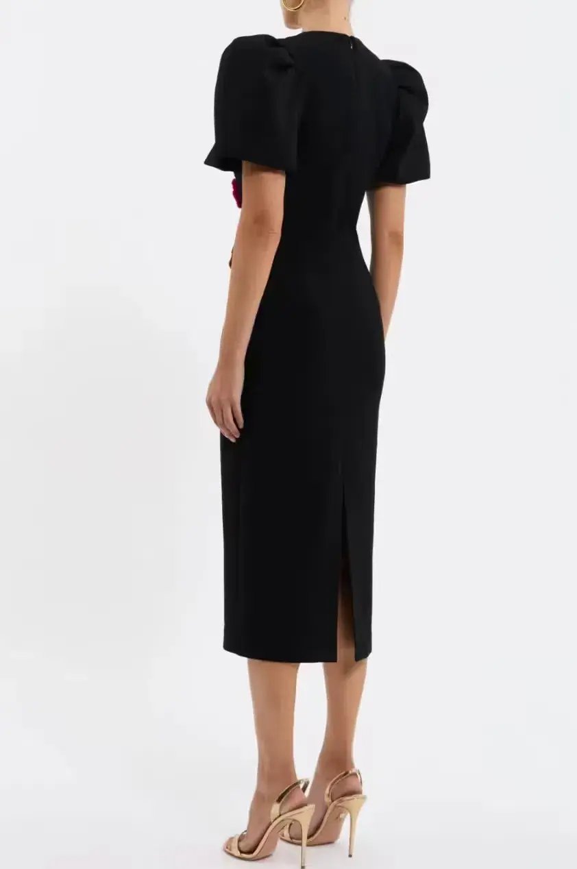 Rebecca Vallance Rosetta Midi Dress Size AU 8 photo 2