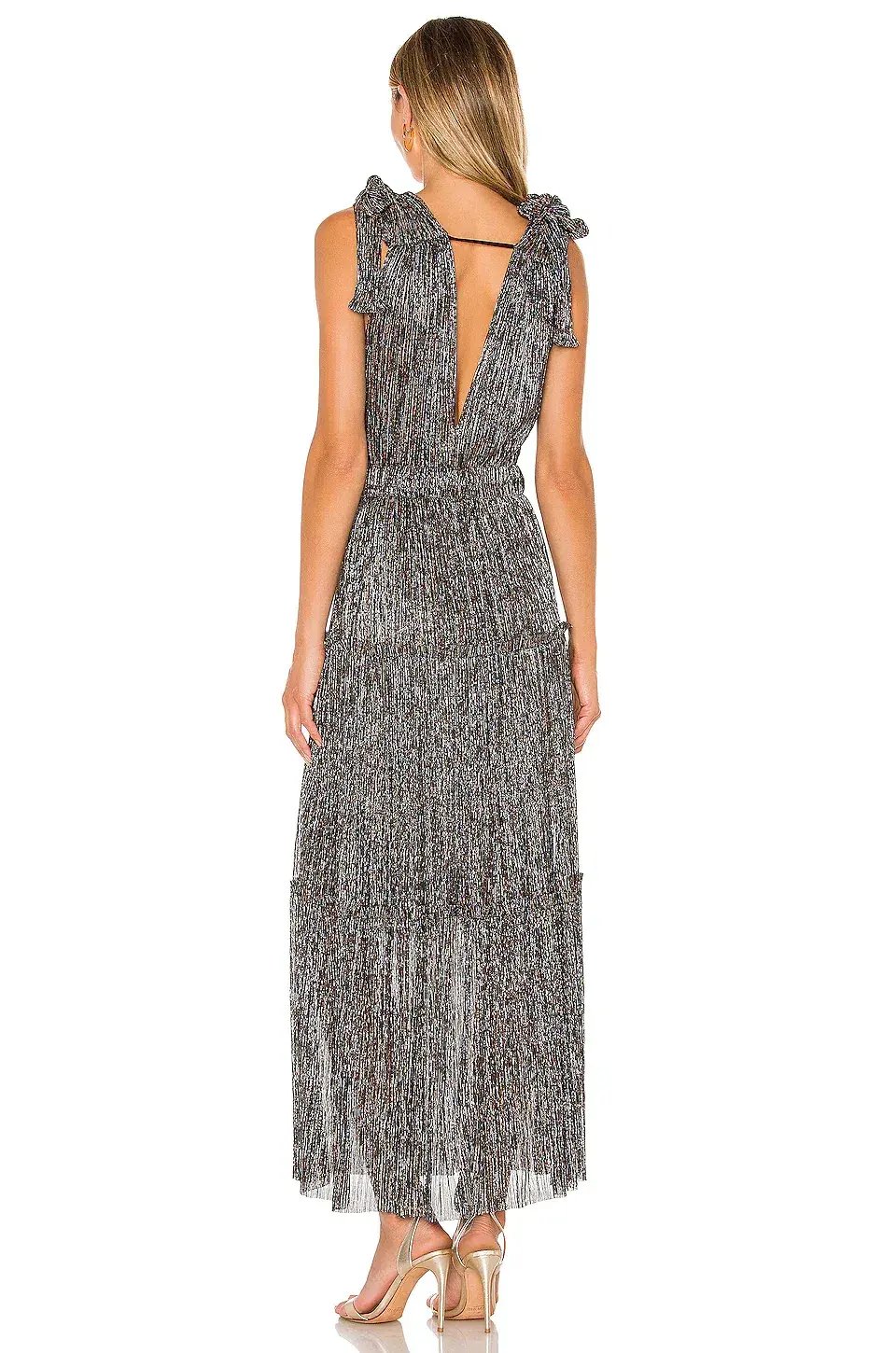 Sabina Musayev Helena Dress Silver/Multi Size XS / Au 6 photo 2