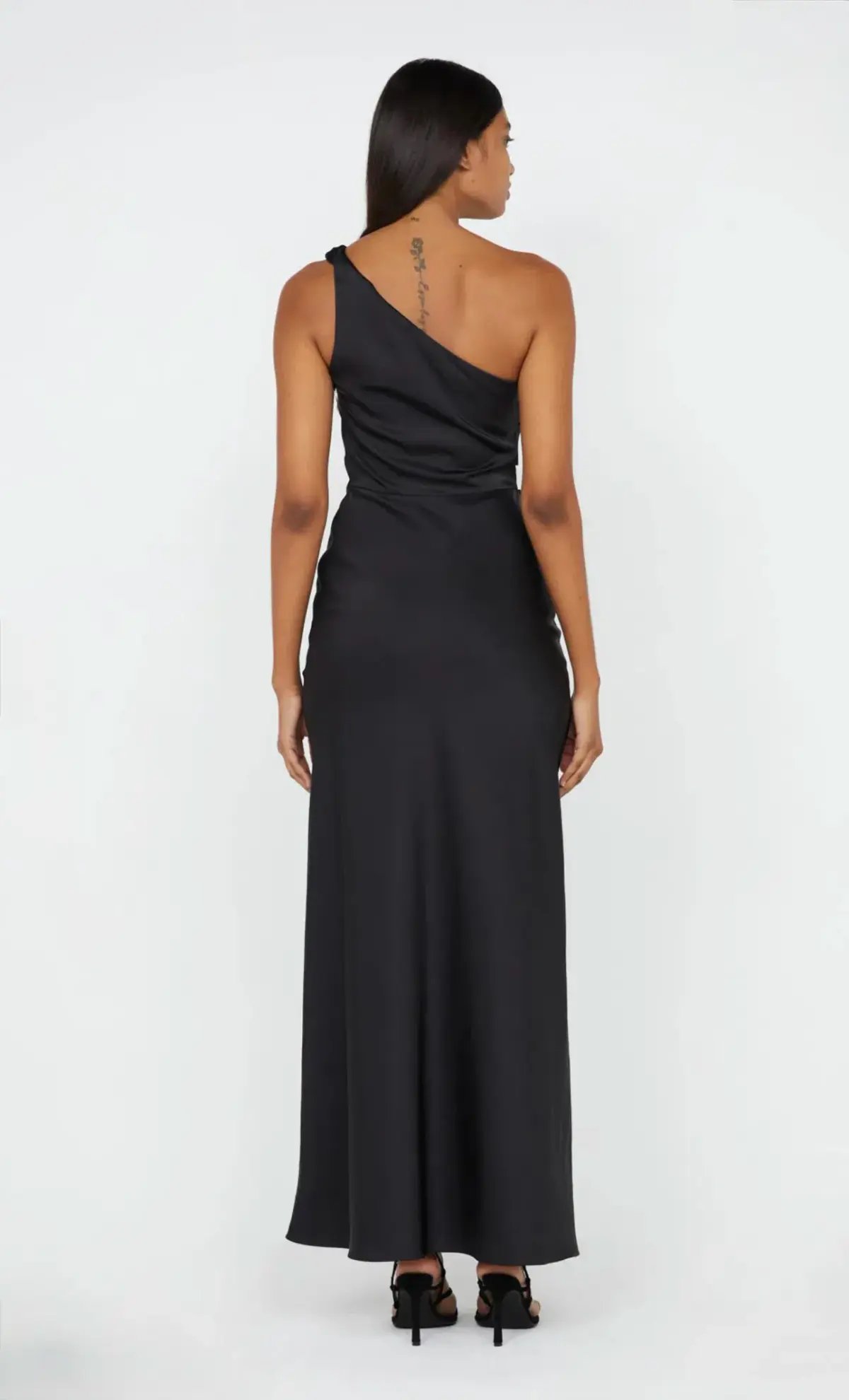 Bec & Bridge Lunetta Asym Maxi Dress Black Size 12 photo 2