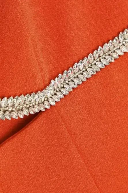 Rachel Gilbert Kyra Gown Flame Orange Size 1/AU 8 photo 4
