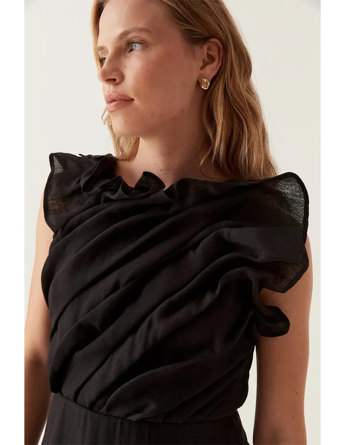 Aje Genesis Midi Dress Black Size AU 8 photo 5