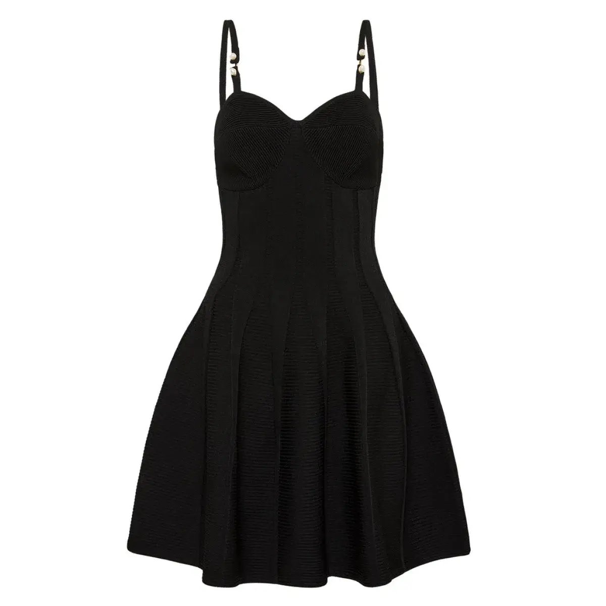 AJE Phaedra Ottoman Bustier Dress Black Size XS / AU 6 photo 5