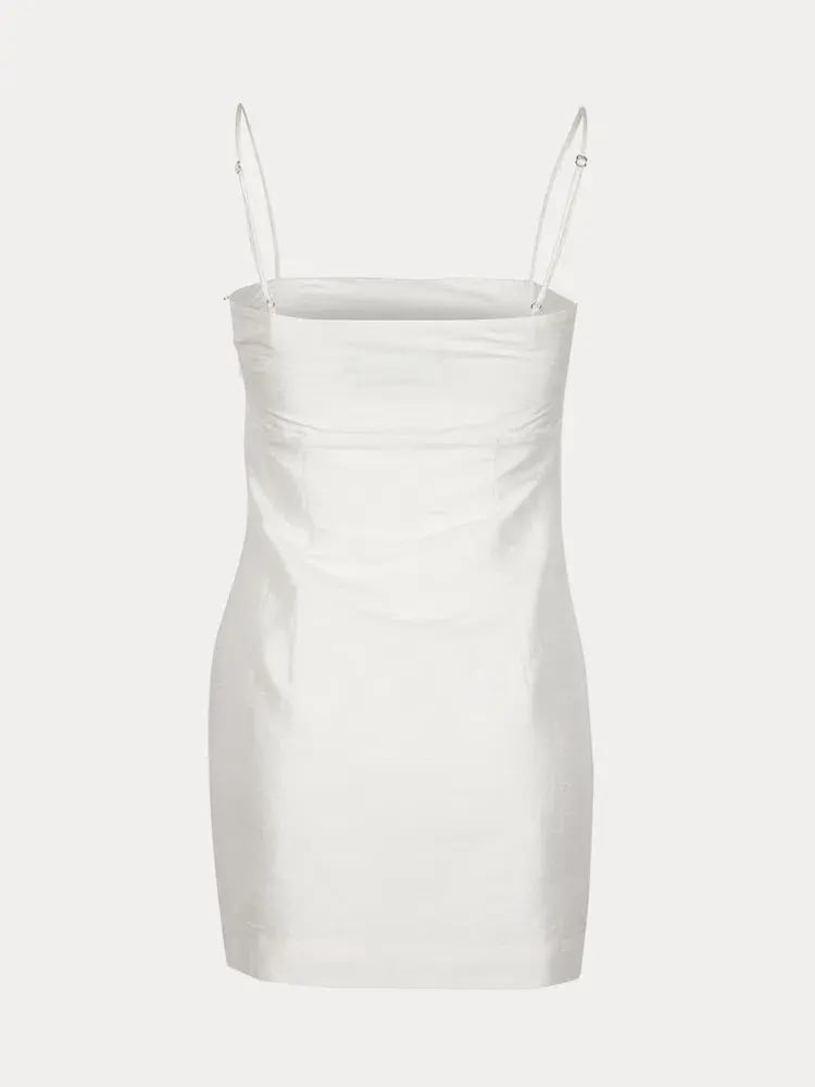 Realisation Par The Christy Mini Dress Ivory Size 6 photo 3