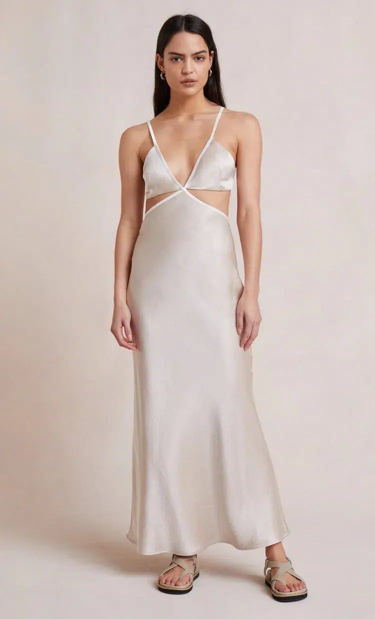 Bec & Bridge Veronique Maxi Dress Sand Size AU 8 photo 3