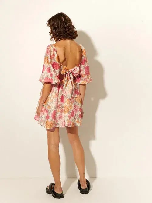 Kivari Camela Mini Dress Floral Size AU 16 photo 2