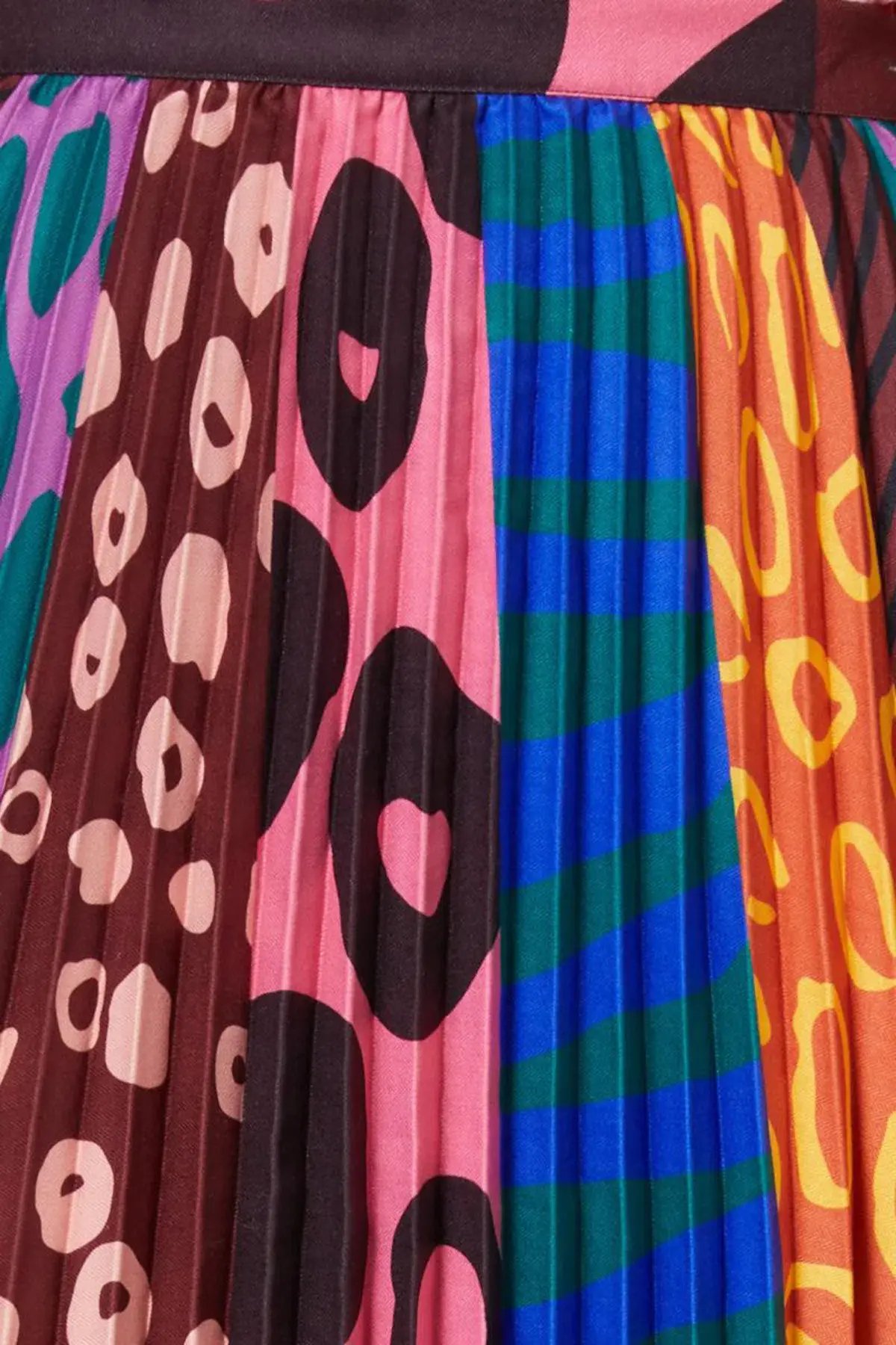 GORMAN Walk It Pleated Skirt multicolour size 6 photo 5