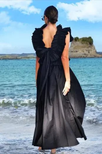 Trelise Cooper Got the Frills for You Dress Black Size L / AU 14 photo 3