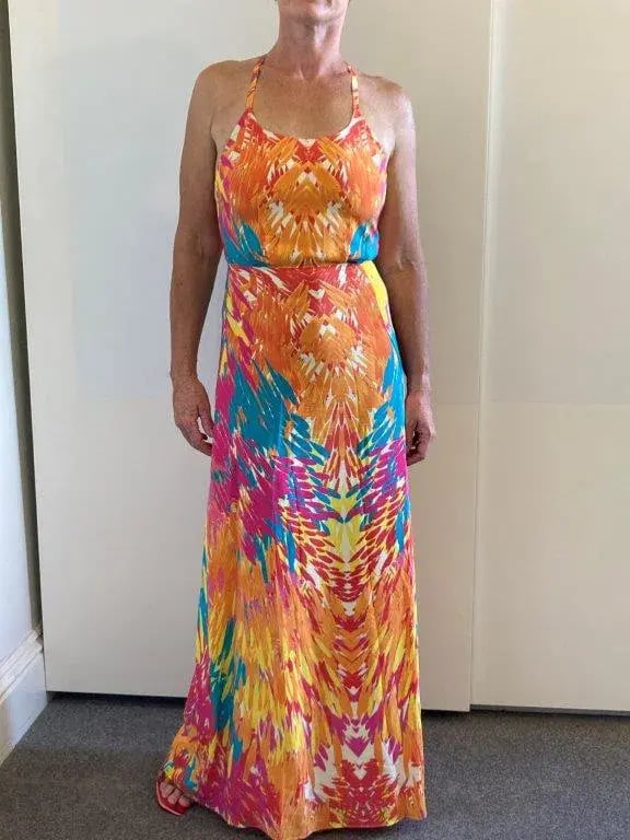 Kookai Summer Maxi Dress Print Size 8 photo 4