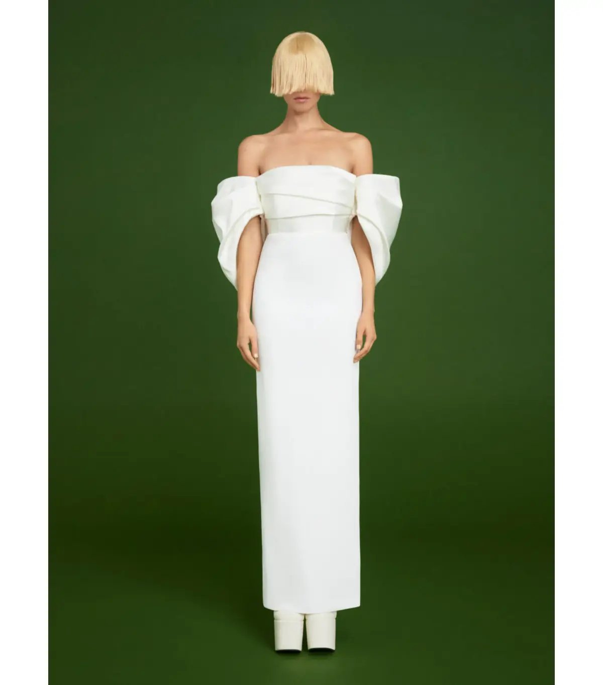 Solace London Arla Gown in Ivory Size AU 12 photo 3