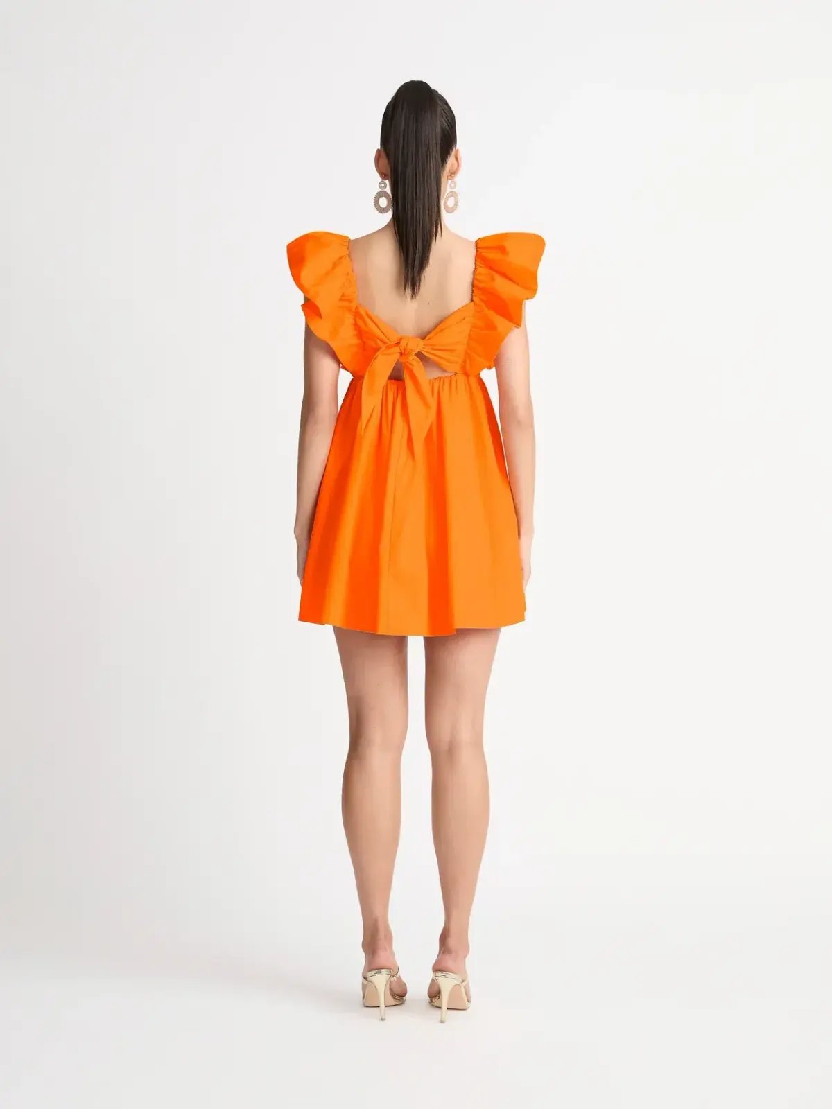 Sheike Bermuda Mini Dress Orange Size 10 photo 3