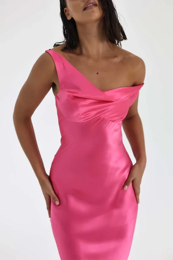 NATALIE ROLT MONIKA GOWN - NEON PINK photo 2