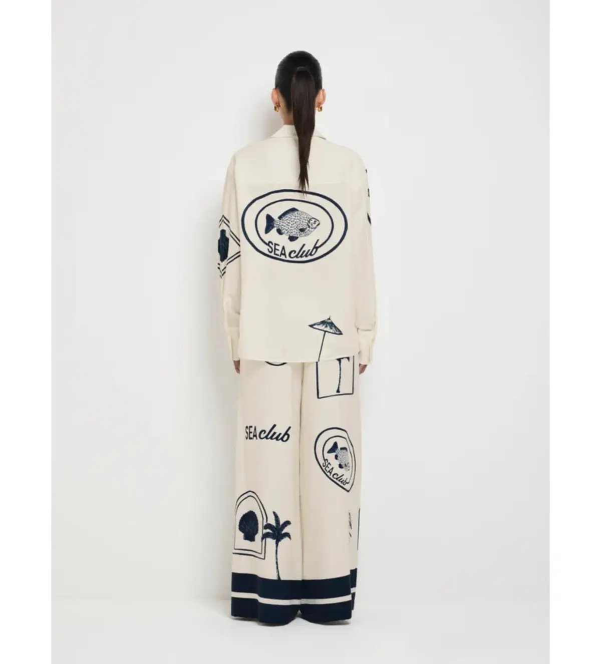 Sheike Sea Club Set Shirt & Pants Set Print Size AU 10 photo 2