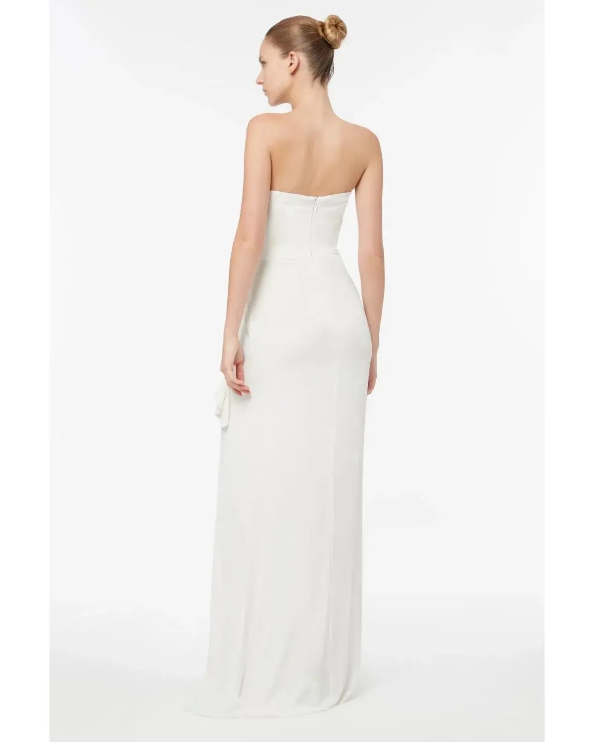 Manning Cartell Asymmetrical Games Gown White Size AU 8 photo 3