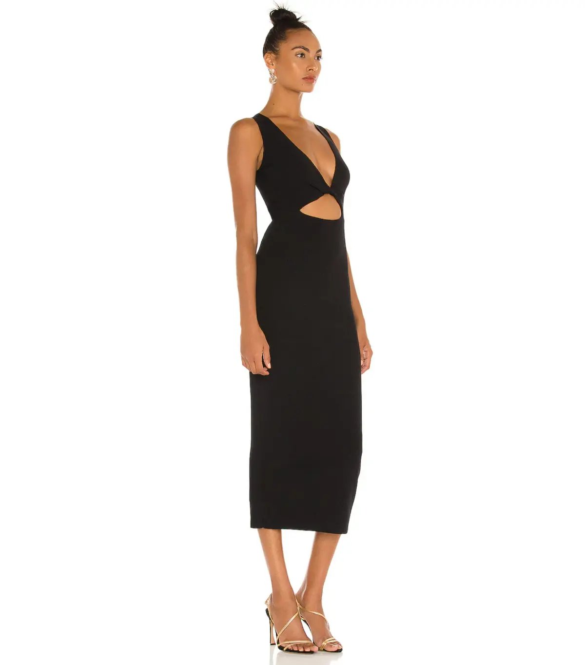 Bec & Bridge Sorbet Summer Midi Dress in Black Size AU 8 photo 2