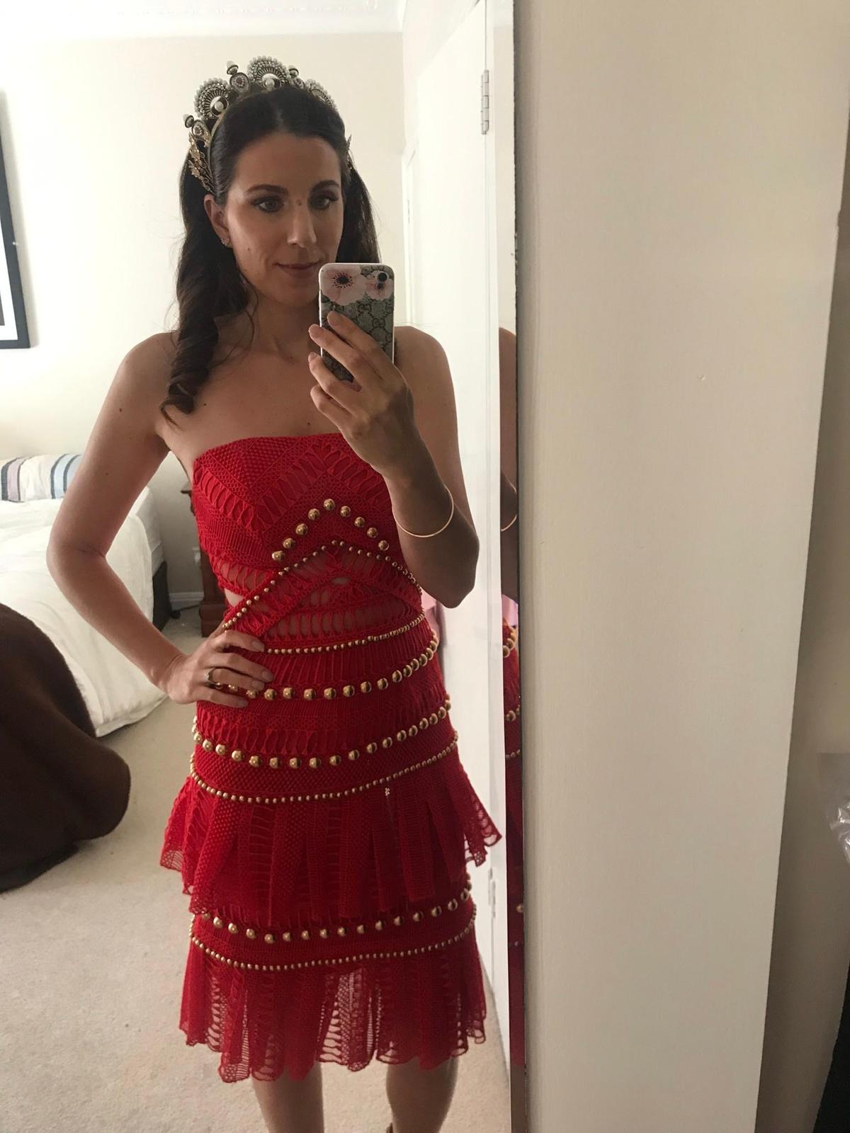 Thurley Heaven Dress red size 8 photo 3