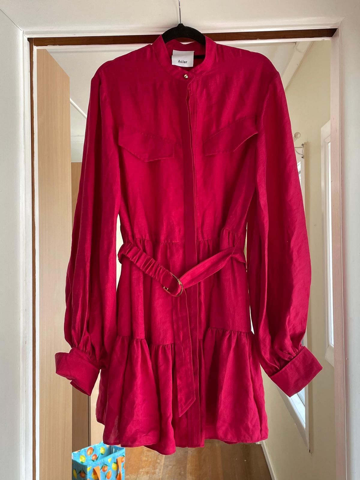 Acler Lalor Dress Red Size 8 photo 3