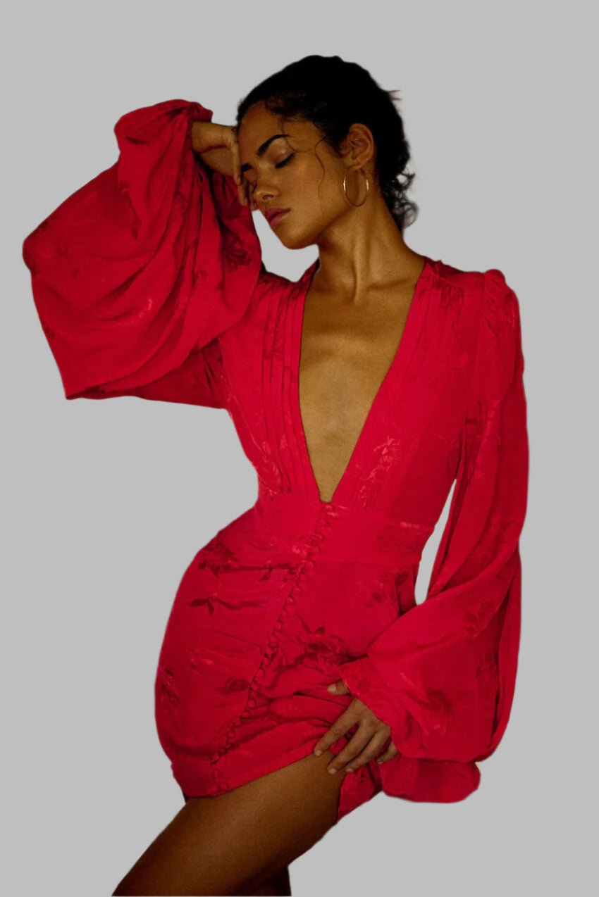 Rat & Boa Isabella Dress Red photo 2
