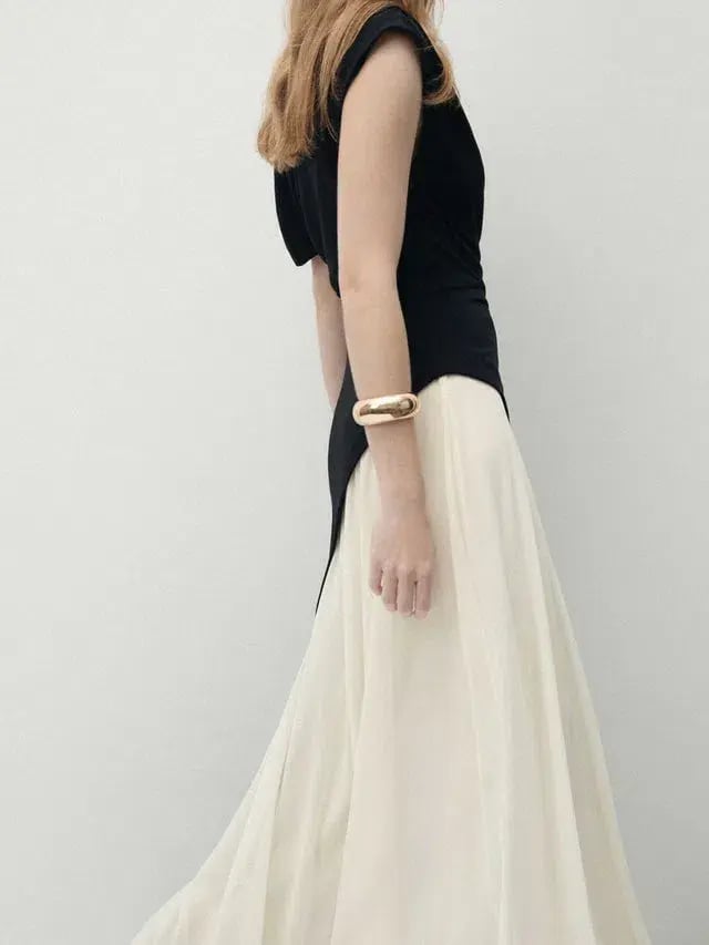 Sheike Celine Maxi Dress Black Contrast Size 10 photo 2