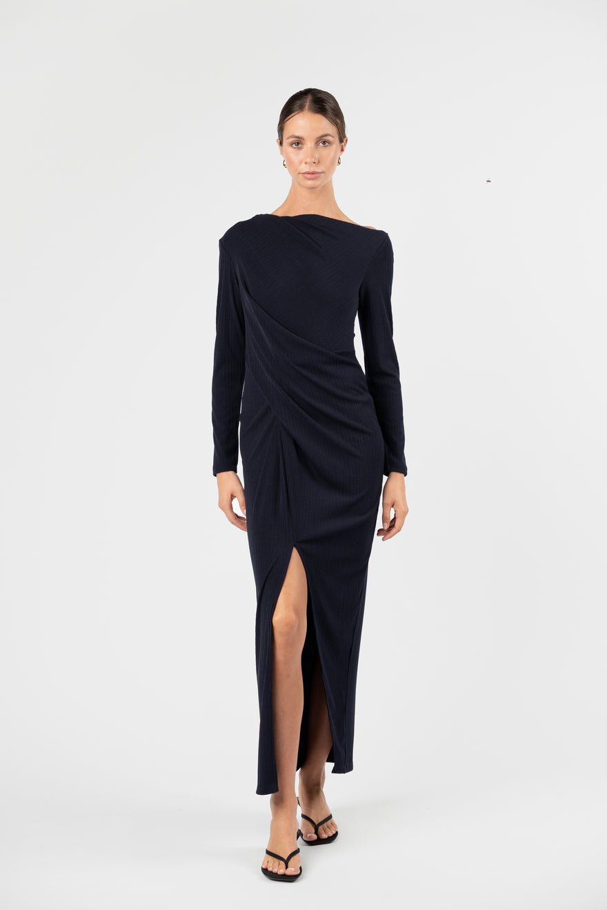 One Fell Swoop Kat Maxi Dress - Midnight photo 4