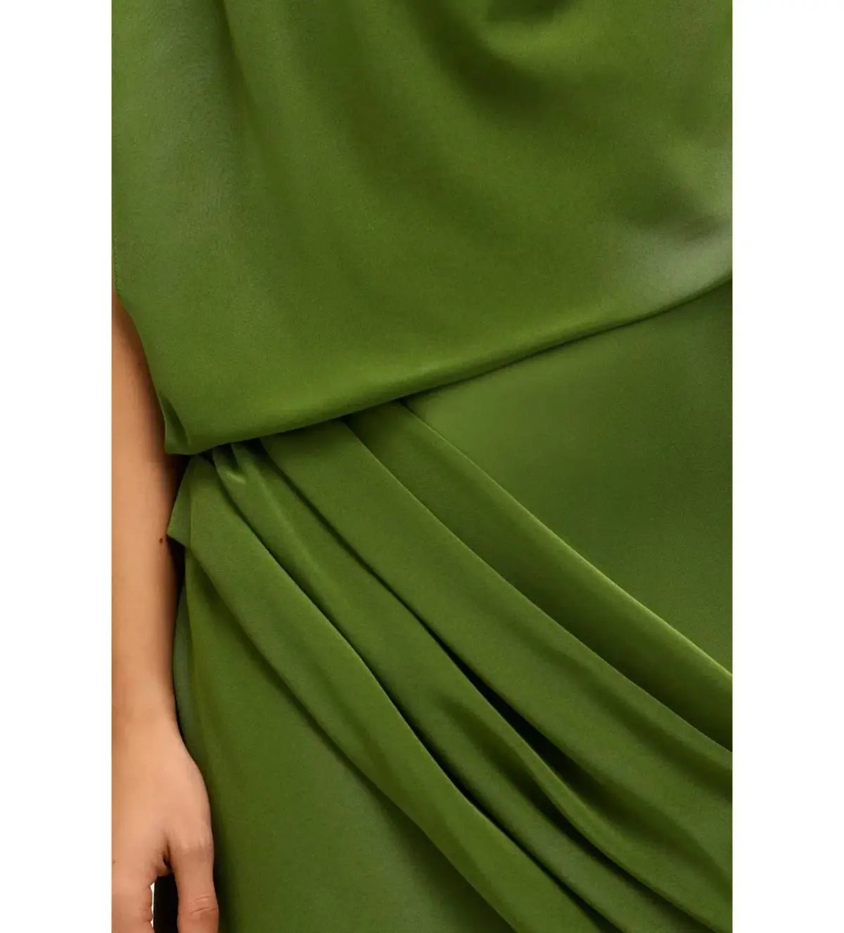 Acler Woodline Maxi Dress Fern Green Size AU 10 photo 7