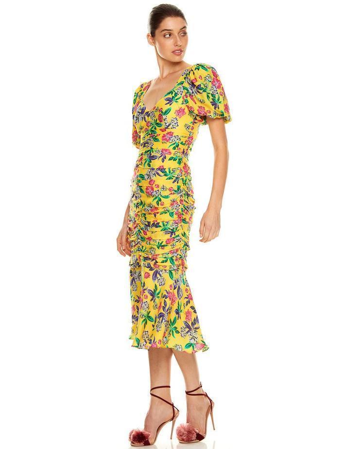 La Maison Talulah Finch Midi Frock yellow size 8 photo 4