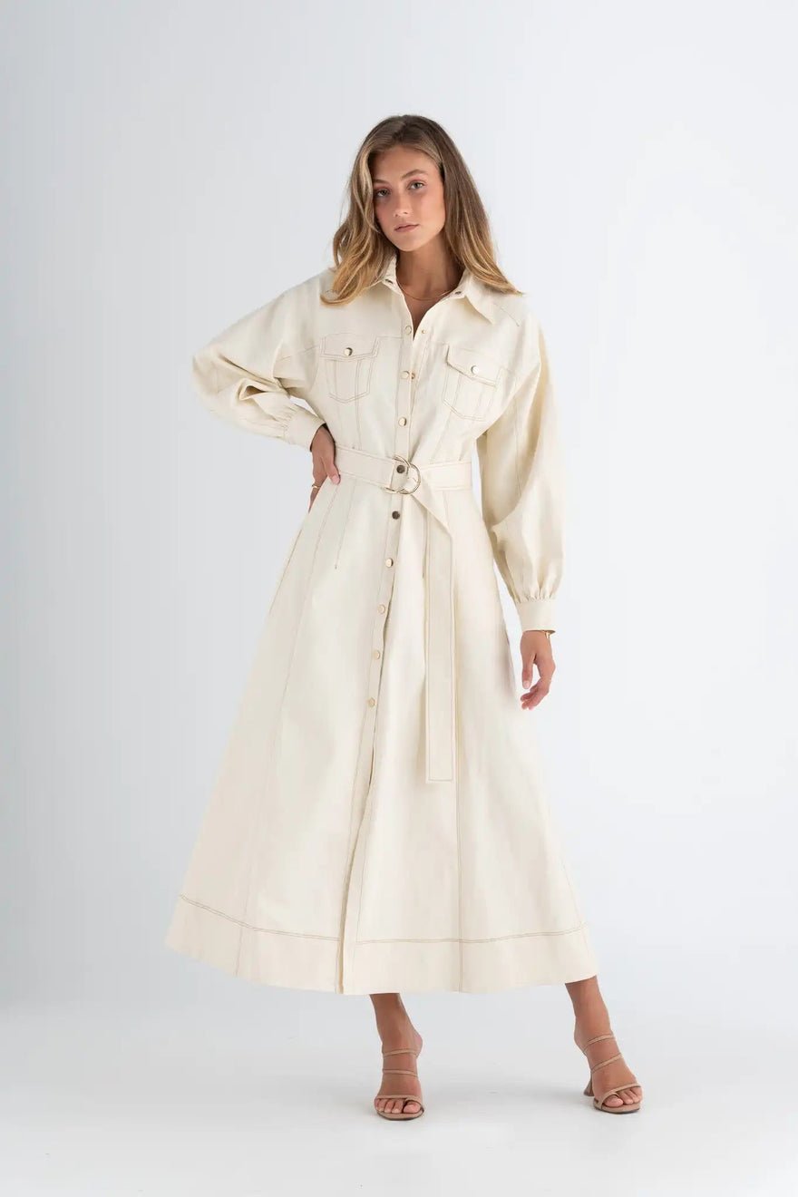 Pasduchas Abundance Shirt Midi - Dove photo 2
