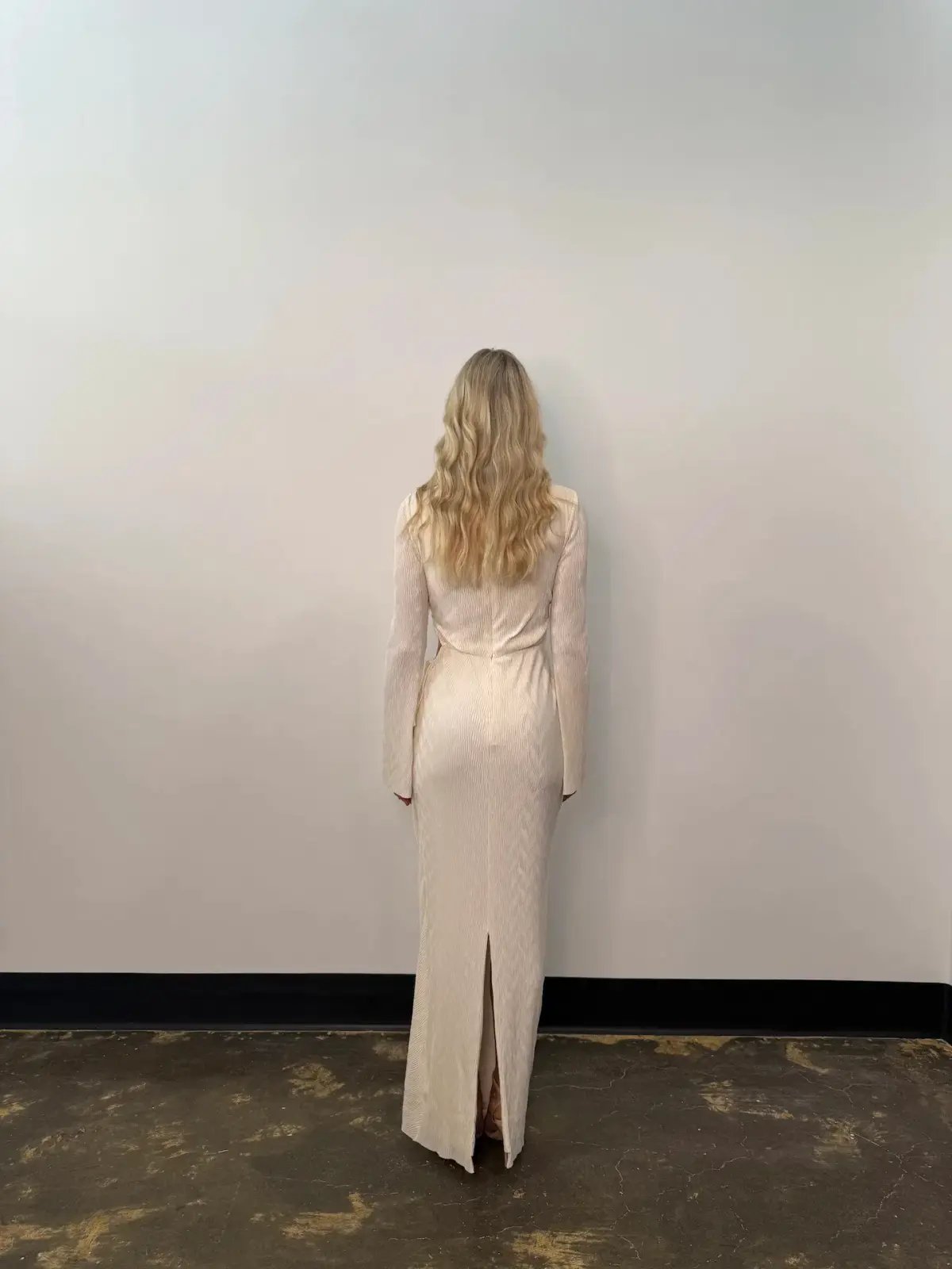 Love Nookie Mirage LS Gown Cream Size 8 photo 3
