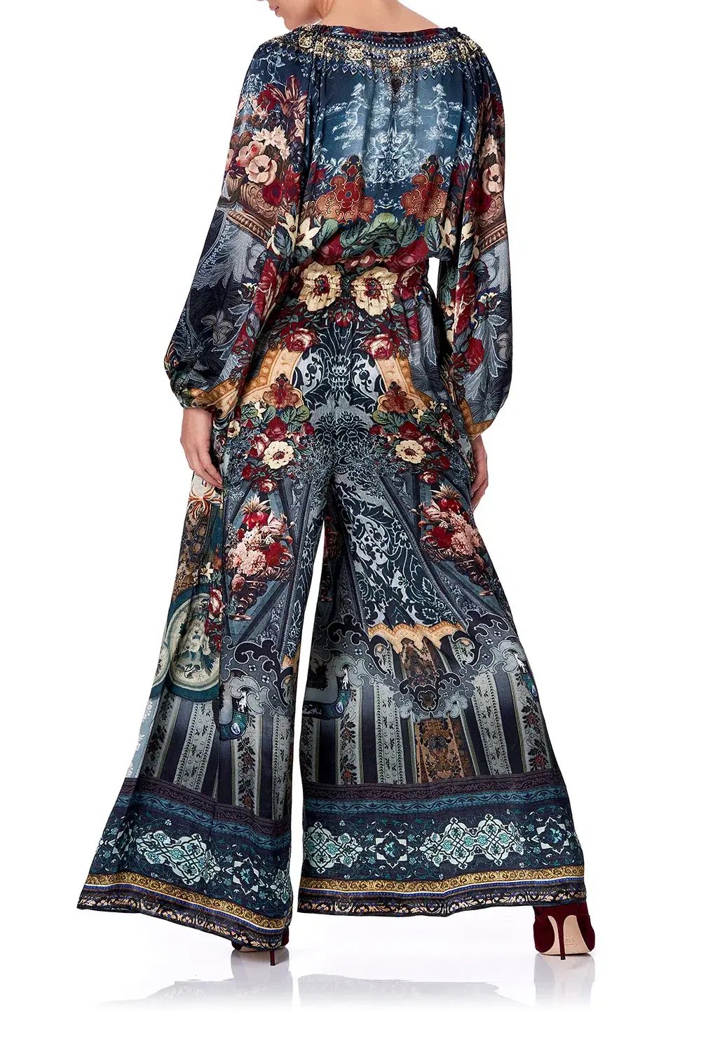 Camilla Hotel Boheme Jumpsuit with Blouson Sleeve Print Size L photo 2