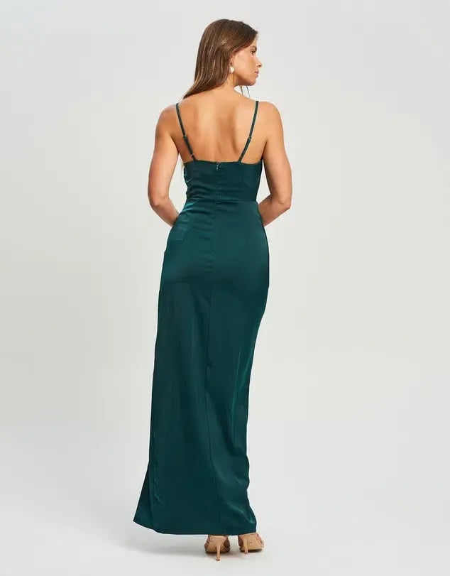 Chancery Lyra Midi Dress Green Size AU 10 photo 3