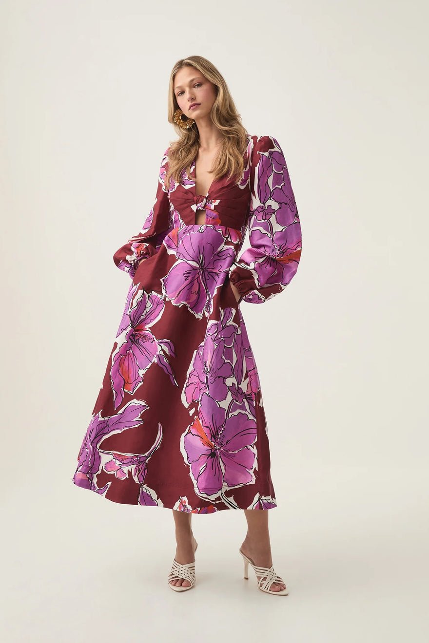 Aje Inflorescence Midi Dress photo 4