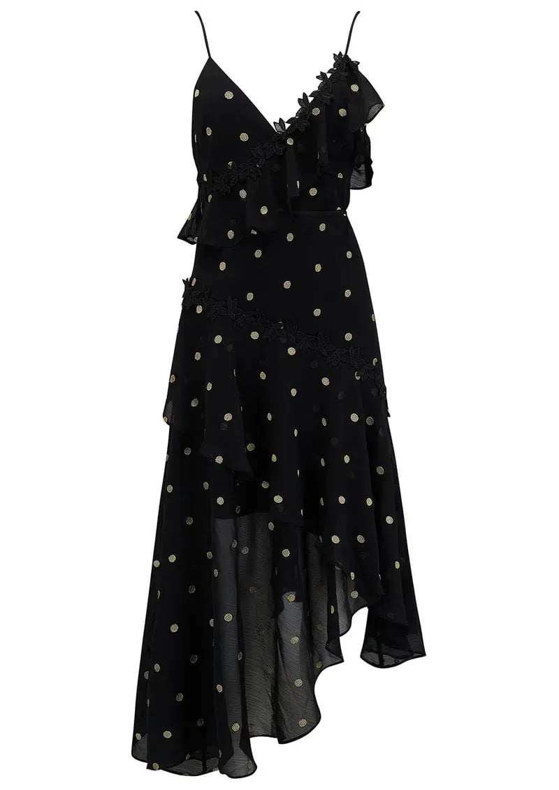 Talulah Solace Midi Dress Black Size 8 photo 2