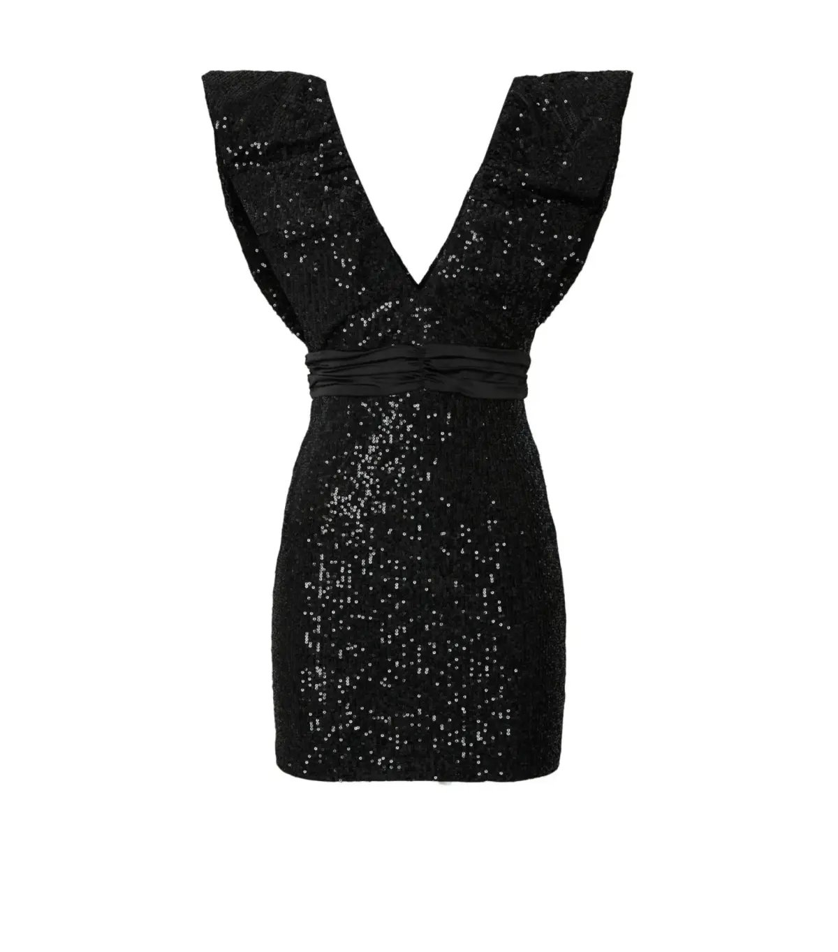 Elle Zeitoune Marla Sequin Mini Dress Black Size XS / AU 6 photo 4