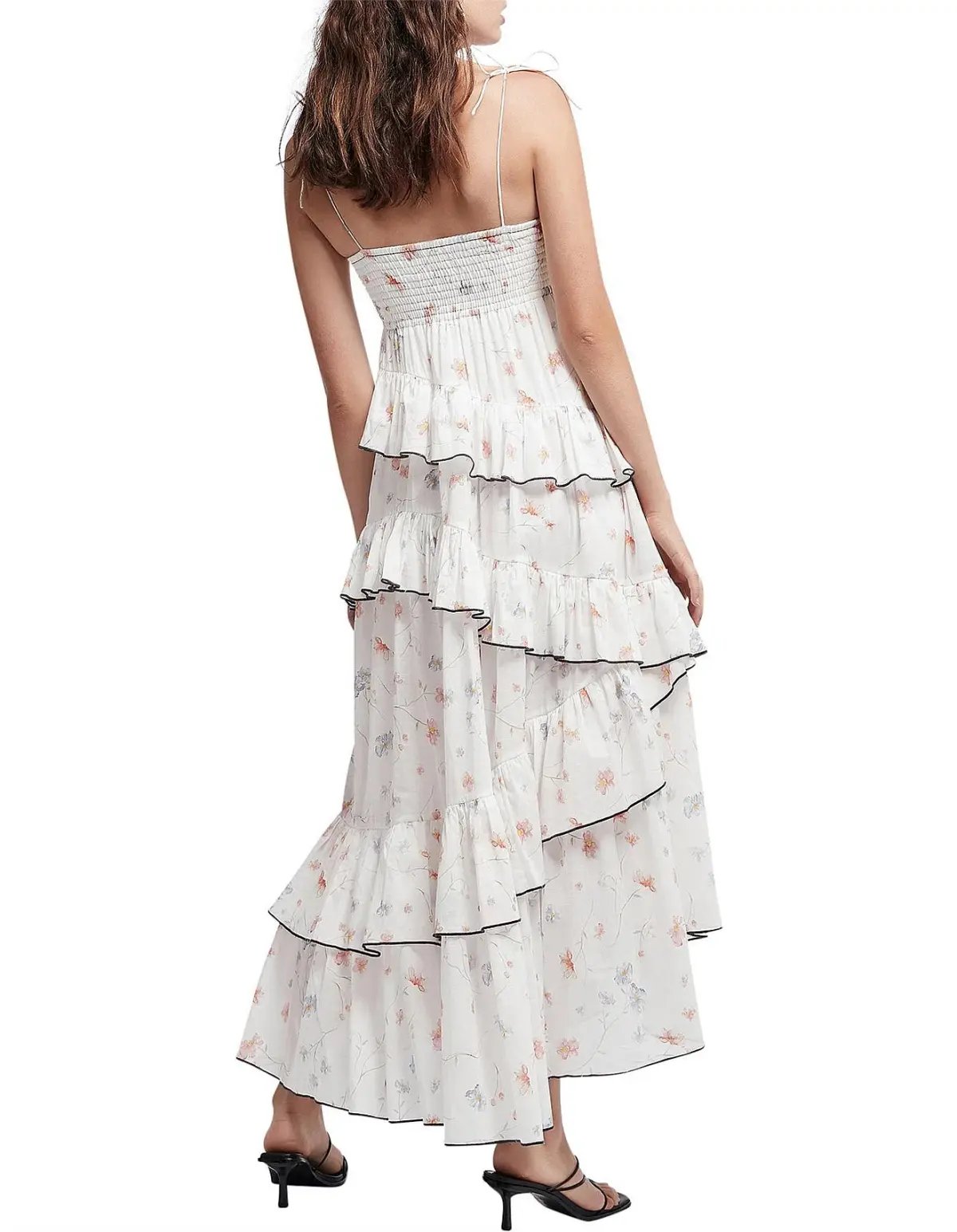 Aje Armeria High-Low Midi Dress Floral Size AU 10 photo 3